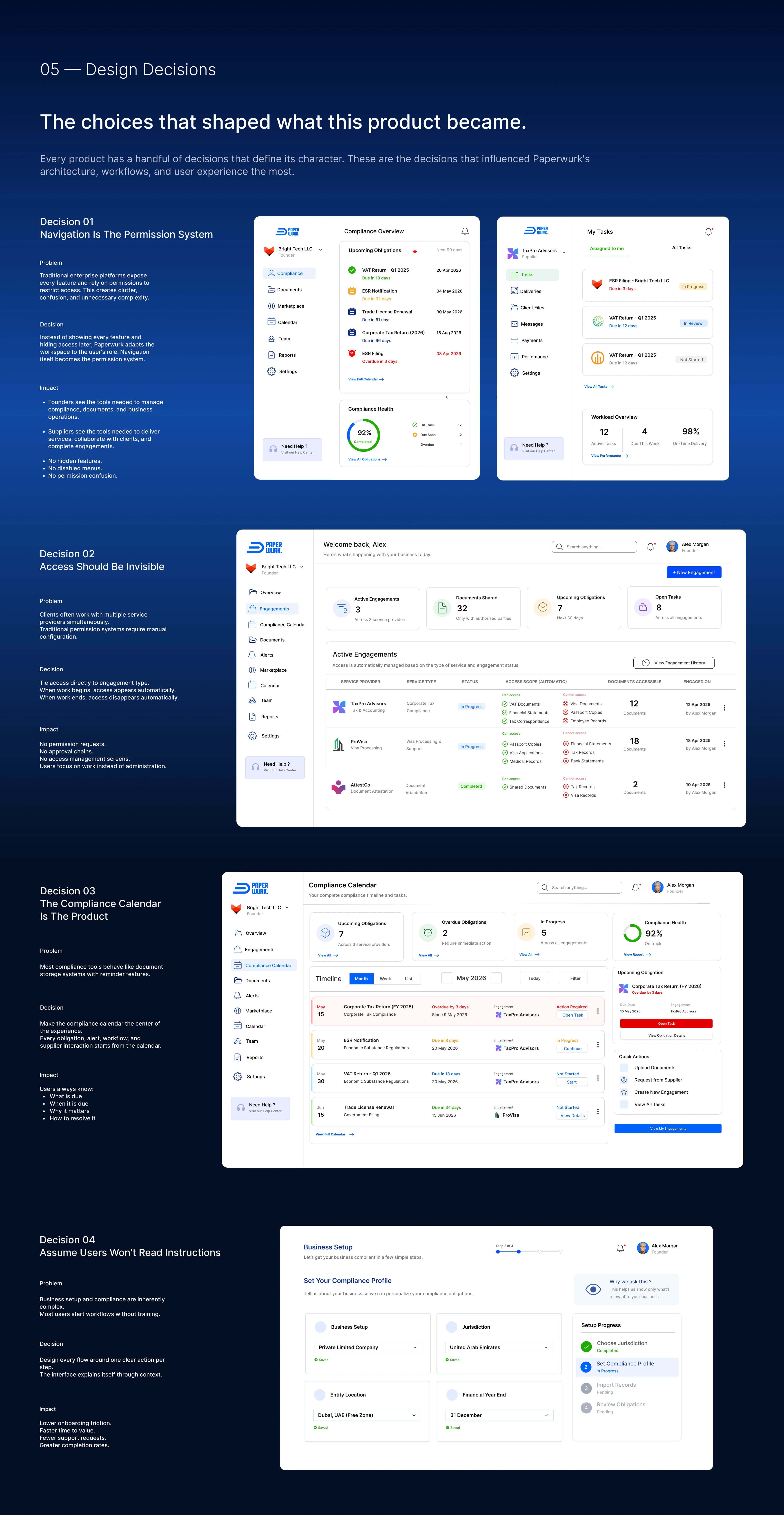 05 — Design Decisions